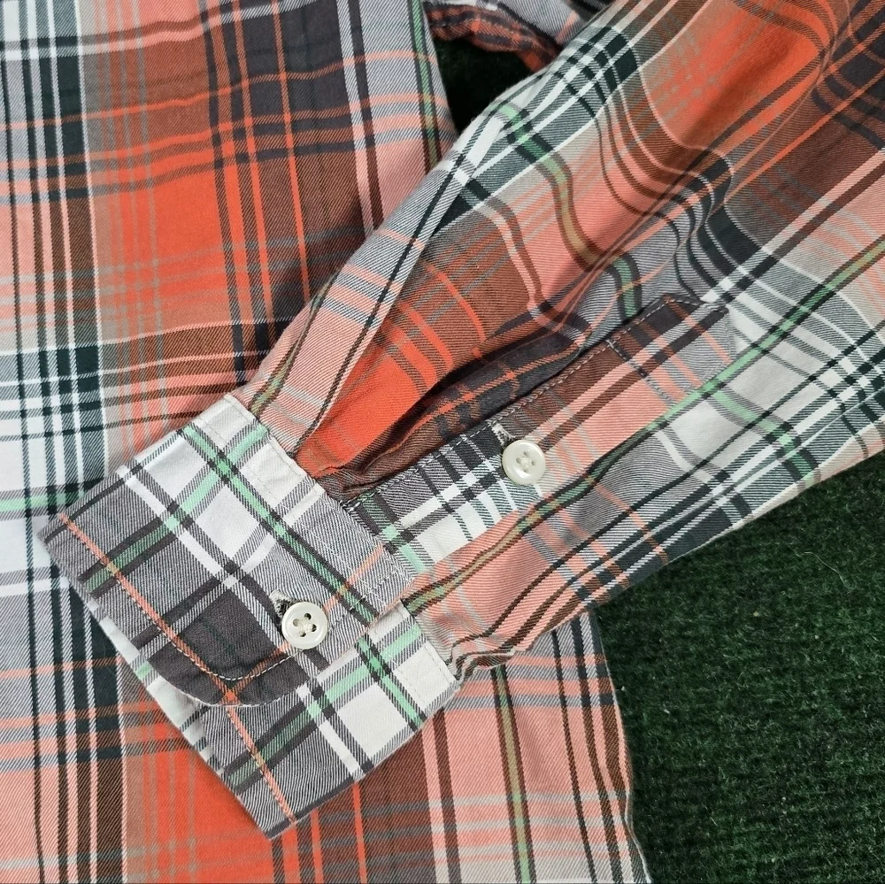 Ralph Lauren | Youth Boys Classic Fit 100% Cotton Plaid Button Down Shirt